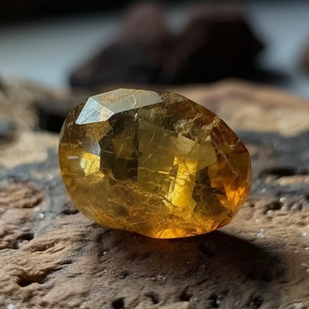 Yellow Garnet Stone