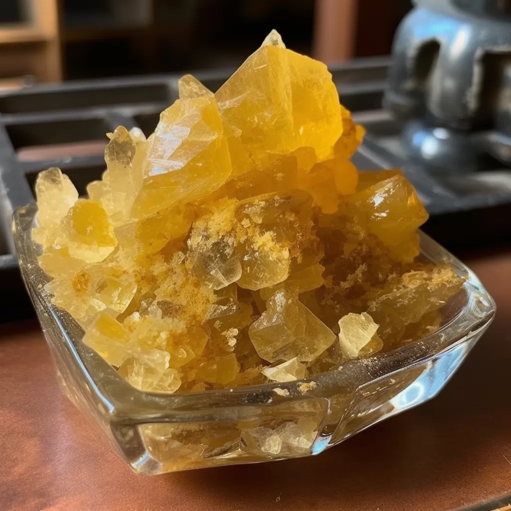 Yellow Quartz Crystals