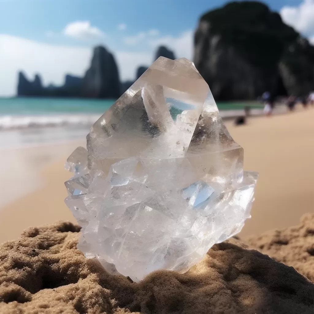 White Gemstone: White Quartz Crystal