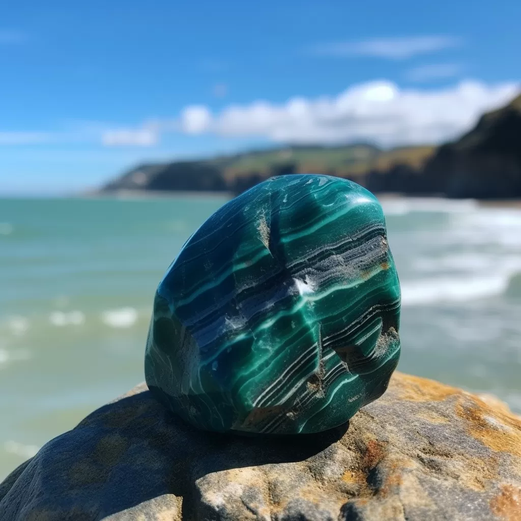 Crystals for Depression: Malachite, one of the best stones