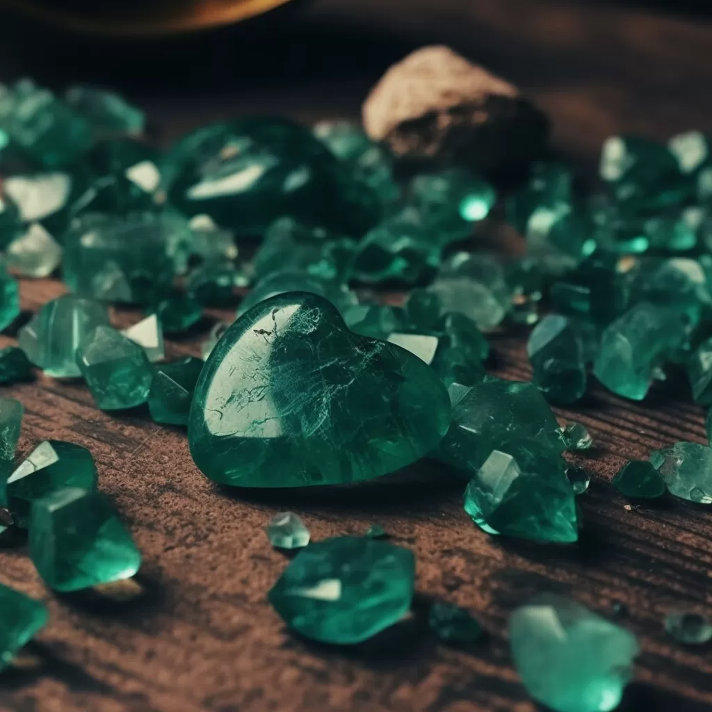 Green Emerald, amazing powerful stones
