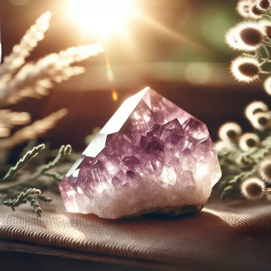 Amethyst - great crystal for joy