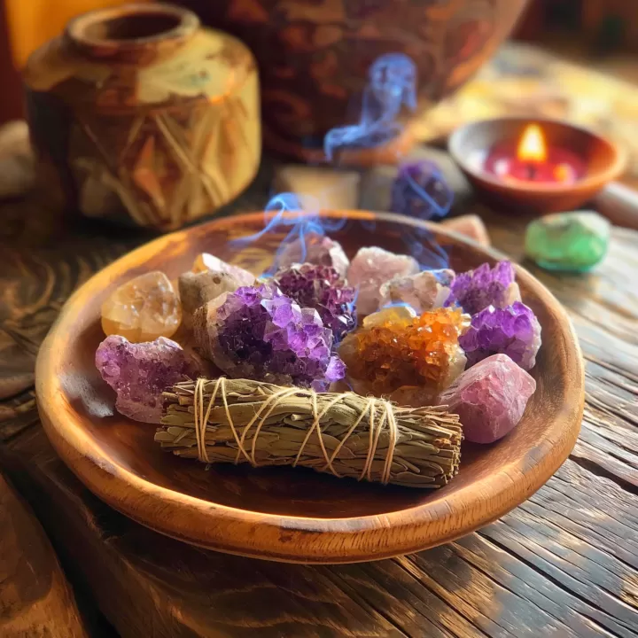 Smudging a Crystal